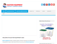 Tablet Screenshot of electionequipment.asia